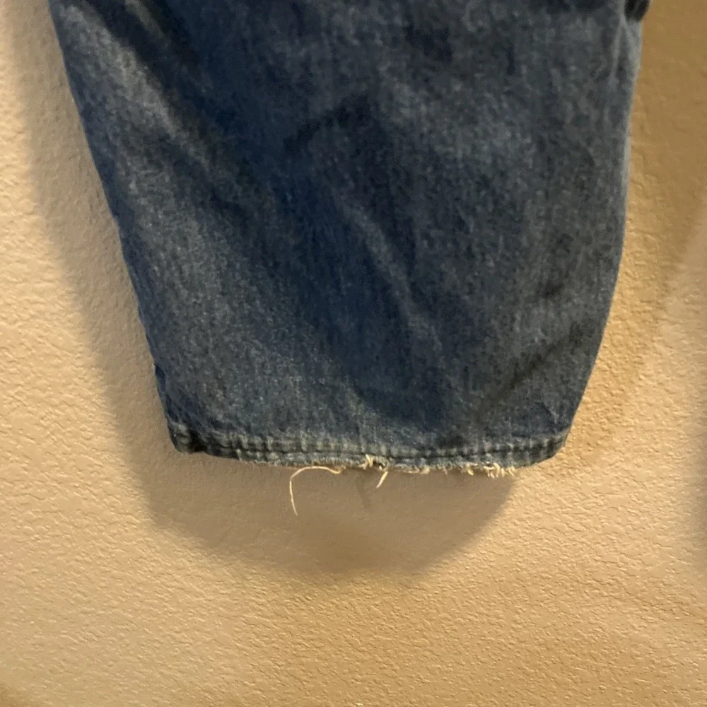 Carhartt‎ FR Denim Blue Work Jeans Relaxed Fit Men 42x28 Workwear FRB100DNM